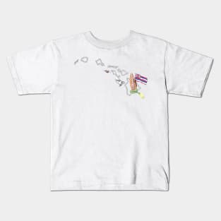 Hawaii Mermaid Kids T-Shirt